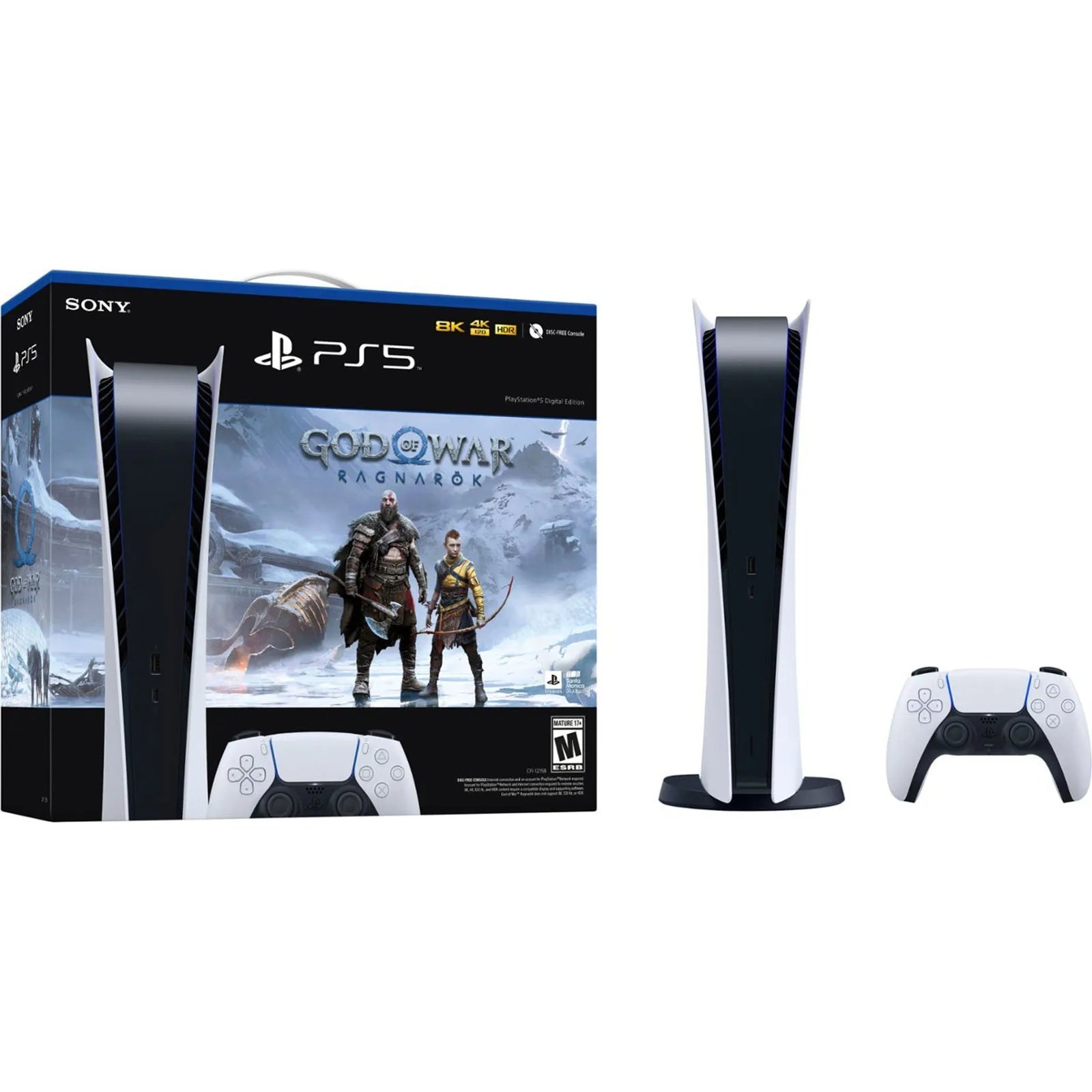 PlayStation 5 Console Digital Edition God of War Ragnarök Bundle