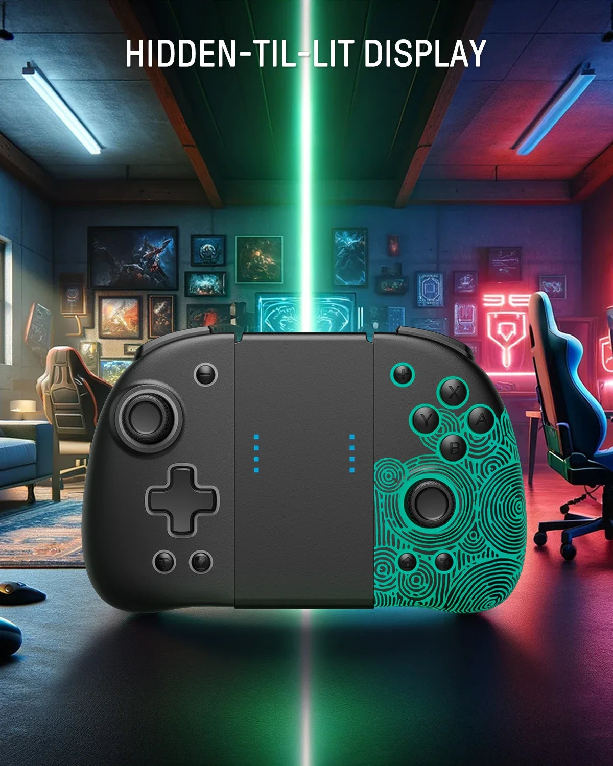 FUNLAB Luminous Controller Compatible with Nintendo Switch/OLED