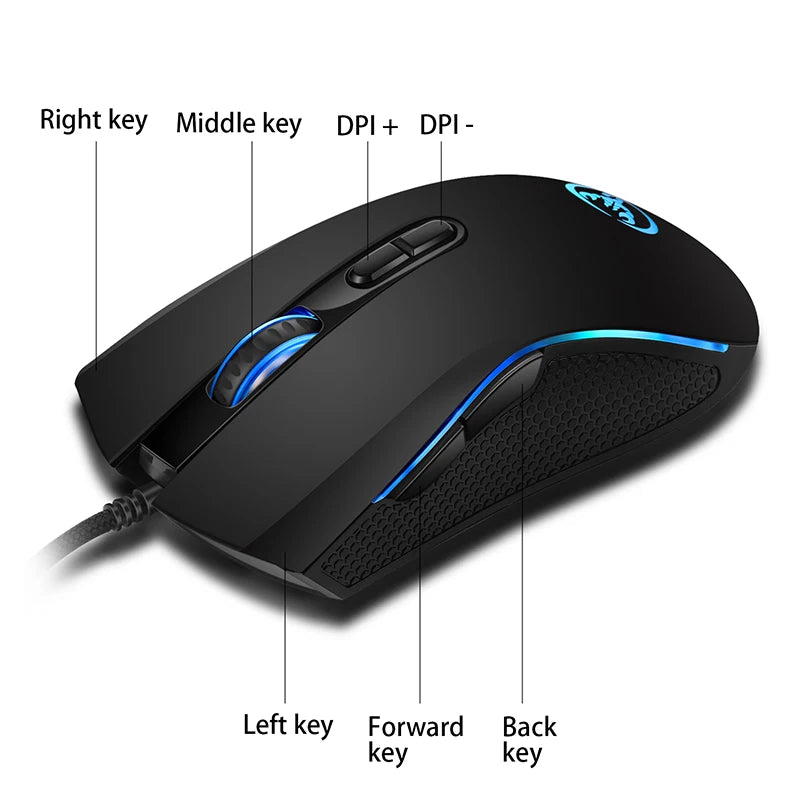 3200 DPI LED Optical USB Computer Mouse