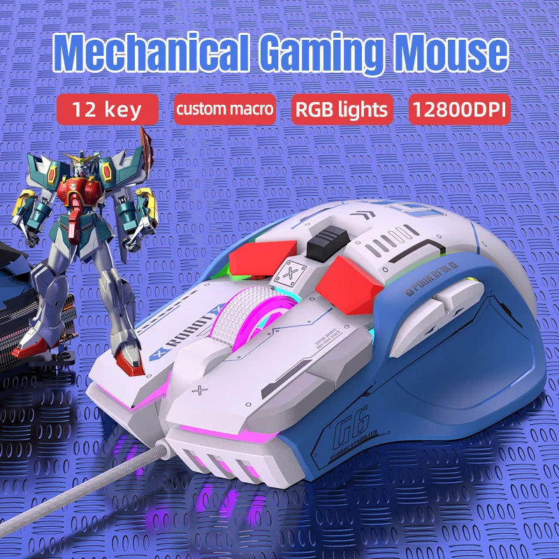 Wired 128000DPI G6 Gaming Mouse