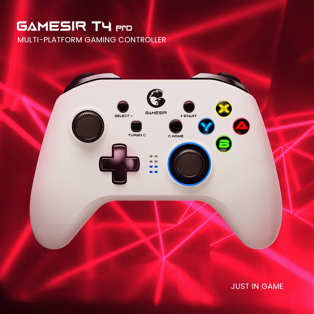 GameSir T4 Pro White Version Bluetooth Gaming Controller