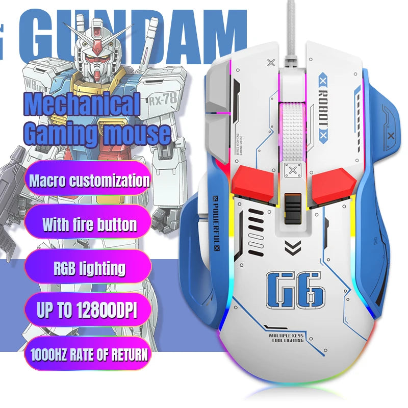 Wired 128000DPI G6 Gaming Mouse