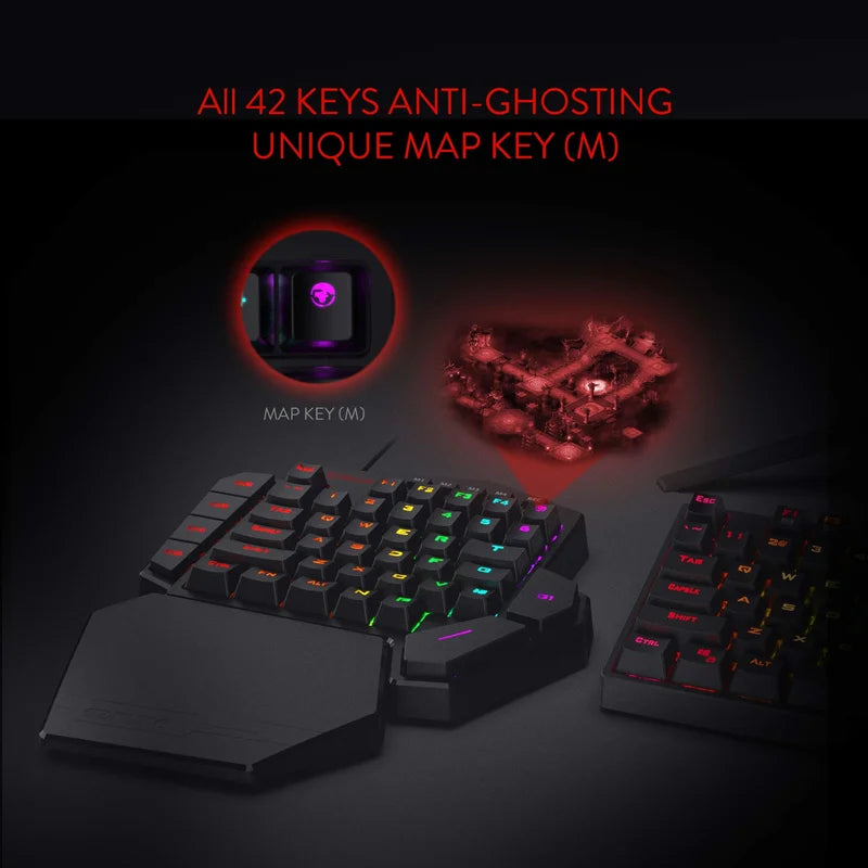 Redragon K585 DITI One-Handed RGB Mechanical Gaming Keyboard